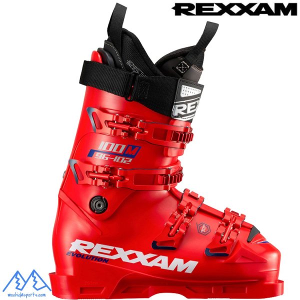画像1: レクザム スキーブーツ REXXAM R-EVO 100M  レッド レグザム  (1)