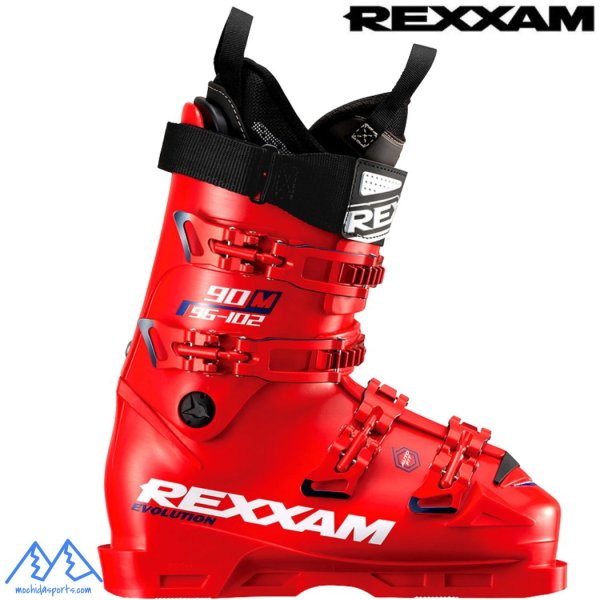 画像1: レクザム スキーブーツ REXXAM R-EVO 90M  レッド レグザム  (1)