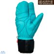 画像2: ご予約商品 松岡手袋 マツオカ 3本指 スキーグローブ エルゴグリップ ターコイズブルー やぎ革 Sports Ride T BLUE ERGOGRIP (2)
