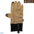 画像2: ご予約商品 松岡手袋 マツオカ スキー インナーグローブ ブラック ベージュ INNER GLOVE BLACK BEIGE (2)