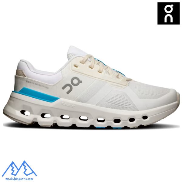 画像1: On Cloudrunner 2 オン クラウドランナー 2  ホワイト ホライゾン ブルー ランニングシューズ レディース White | Horizon (1)
