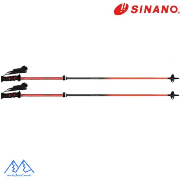 画像2: シナノ ストック サイズ調整式 スキーポール フリーファスト アルファ レッド フリーFAST α SINANO FREE FAST  RD 伸縮スキーポール 95-120cm (2)