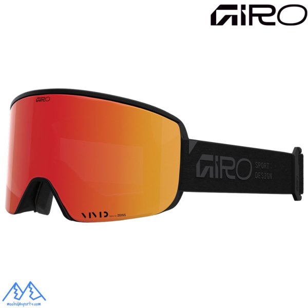 画像1: ご予約商品 ジロ スキー ゴーグル アジアンフィット アクシス GIRO AXIS BLACK STACKED VIVID Ember (1)