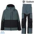 画像1: ゴールドウイン スキーウエア ピューター ブラック Goldwin G-AXIS Jacket + G-AXIS Wide Pants PB (1)