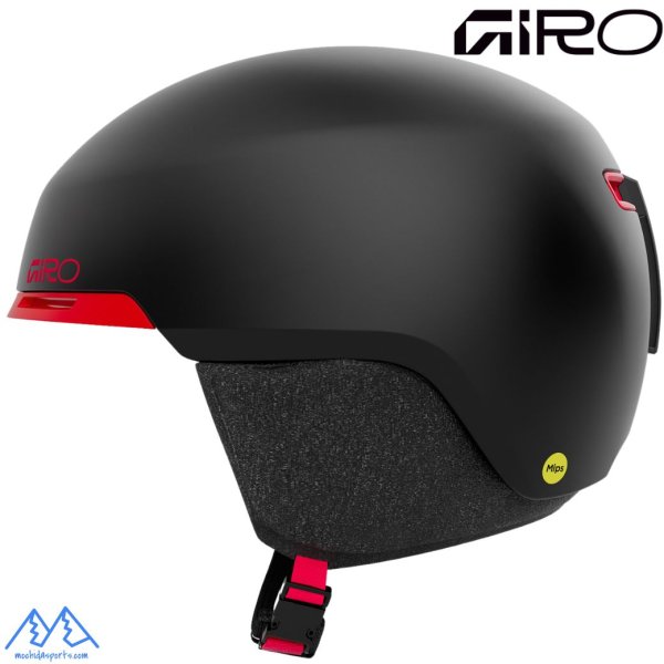 画像2: ジロ スキー ヘルメット タガート ミップス アジアンフィット ブラック レッド GIRO TAGGERT MIPS ASIAN FIT MATTE BLACK/RED (2)