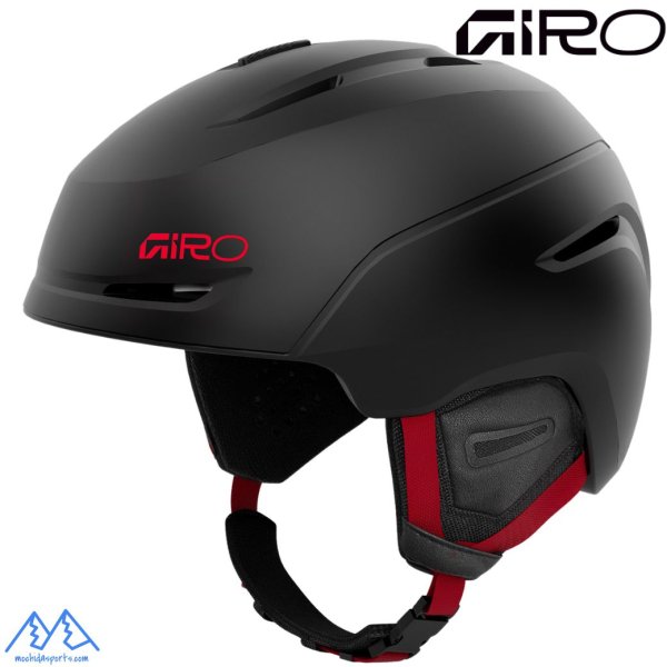 画像1: ご予約商品 ジロ スキー ヘルメット ネオ アジアンフィット ブラック レッド GIRO NEO ASIAN FIT MATTE BLACK / RED (1)