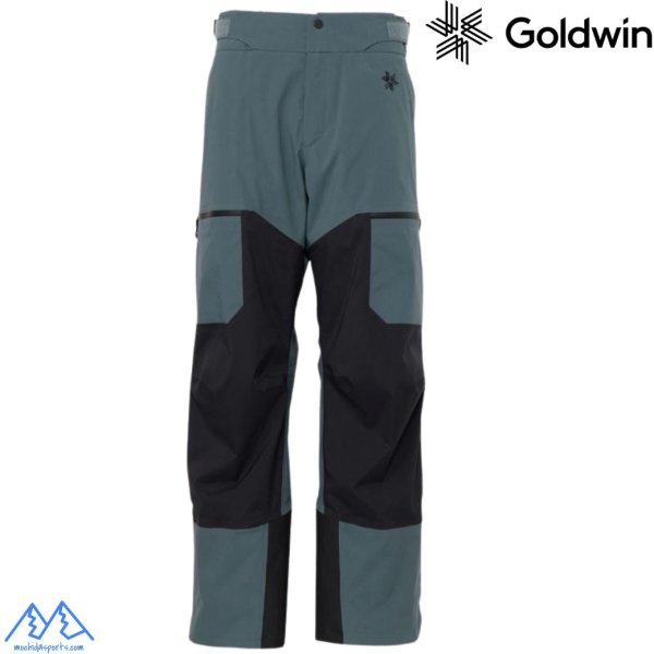 画像1: ゴールドウイン スキーパンツ ピューター ブラック Goldwin G-AXIS Wide Pants PB (1)