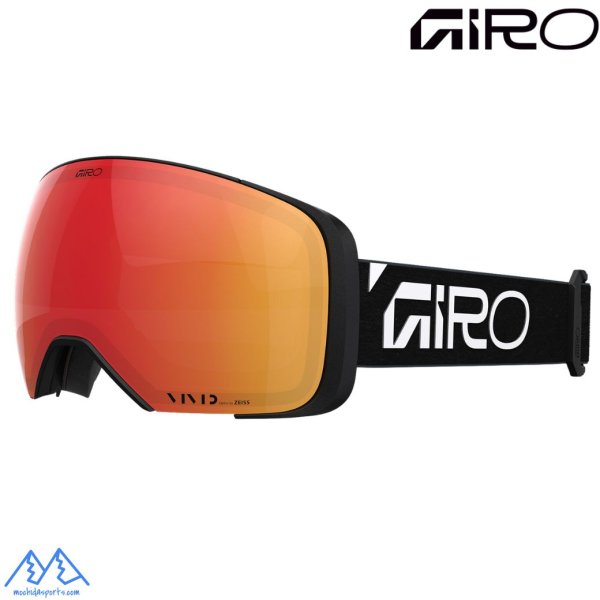 画像1: ご予約商品 ジロ スキー ゴーグル アジアンフィット コンプ GIRO COMP BLACK WORDMARK VIVID Ember  (1)