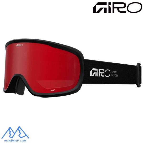 画像1: ご予約商品 ジロ スキー ゴーグル アジアンフィット クルーズ ブラック GIRO CRUZ BLACK STACKED Amber Scarlet (1)