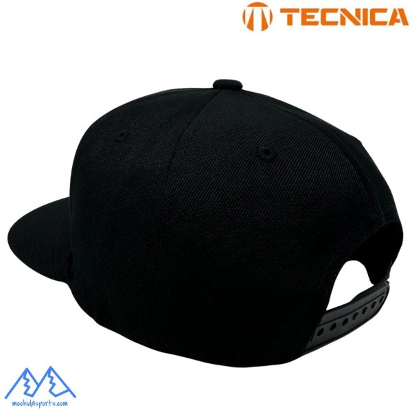 画像3: テクニカ フラットバイザー キャップ 帽子 ブラック TECNICA CAP (3)