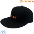 画像1: テクニカ フラットバイザー キャップ 帽子 ブラック TECNICA CAP (1)