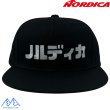 画像2: ノルディカ フラットバイザー キャップ 帽子 ブラック NORDICA CAP (2)