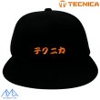画像2: テクニカ フラットバイザー キャップ 帽子 ブラック TECNICA CAP (2)