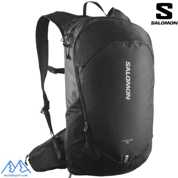 画像1: ご予約商品 サロモン バックパック ハイキングバッグ 20L ブラック SALOMON TRAILBLAZER 20 BLACK / ALLOY (1)