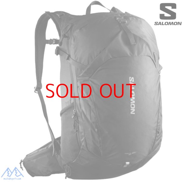 画像1: サロモン バックパック ハイキングバッグ 30L ブラック SALOMON TRAILBLAZER 30 BLACK / ALLOY (1)