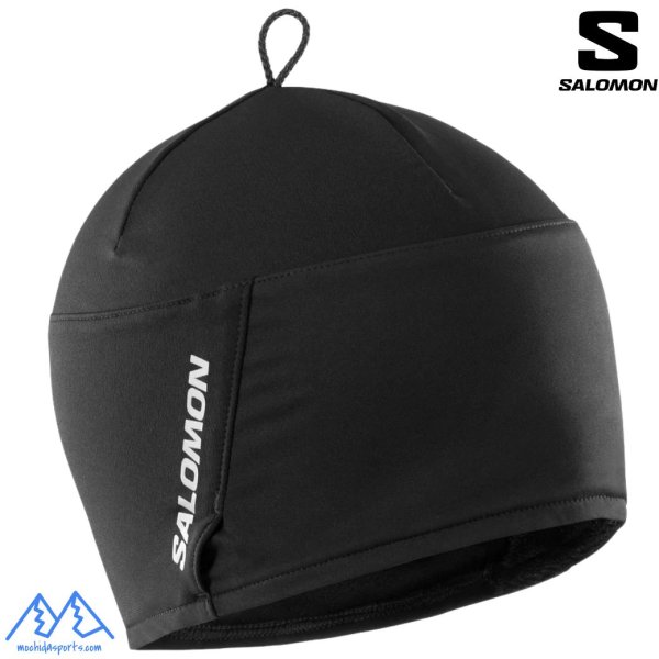 画像1: ご予約商品 サロモン ウインタートレーニング ビーニー ブラック SALOMON WINTER TRAINING (1)
