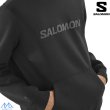 画像2: ご予約商品 サロモン フーディー スウェット パーカー ビッグロゴ ブラック SALOMON BIG LOGO (2)