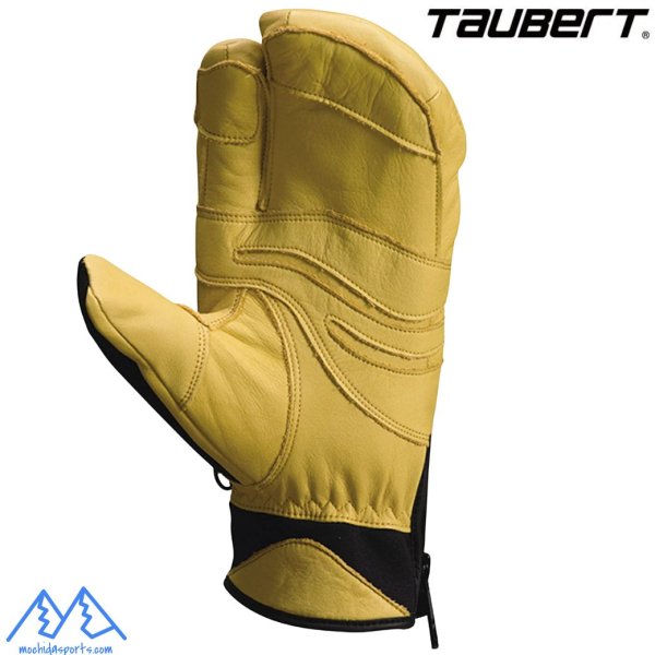 画像2: トーバート 3フィンガー スキーグローブ オリーブ ナチュラル TAUBERT FINGER3 フィンガースリーレザー グローブ FINGER3 (2)