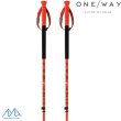 画像1: ワンウエイ 調整式スキーポール ONEWAY FR CARBON VARIO PRO カーボンバリオ プロ (1)