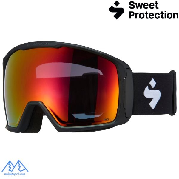 画像1: ご予約商品 スウィートプロテクション スキーゴーグル クロックワーク マックス ブラック Sweet Protection Clockwork MAX RIG Reflect Matte Black RIG Topaz (1)