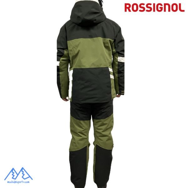 画像3: ロシニョール デモチーム スキーウエア セット ブラック カーキ ROSSIGNOL DEMO TEAM JACKET & PANTS BLACK KHAKI (3)