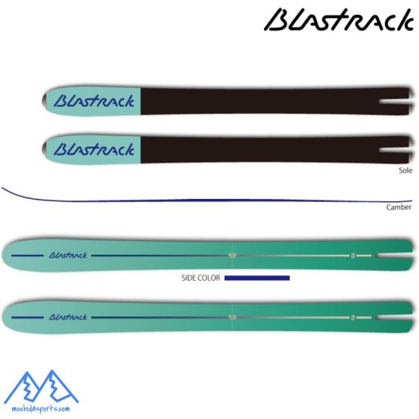 画像1: ご予約商品 ブラストラック スキー BLASTRACK VERSANT DUAL TAIL バーサント デュアルテール (1)