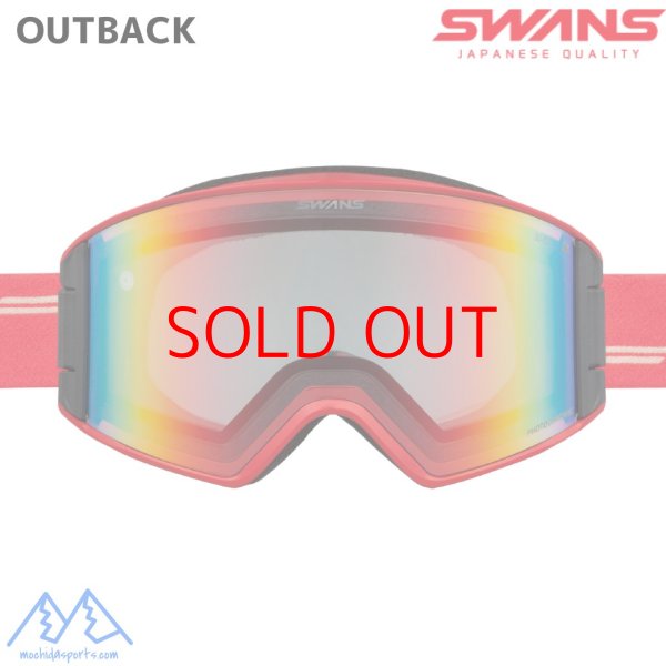 画像1: スワンズ 調光 スキーゴーグル アウトバック レッド シャドーミラー クリア調光 眼鏡対応 SWANS OUTBACK CMDH GLR  (1)