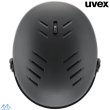 画像5: ご予約商品 ウベックス 調光 スキー バイザーヘルメット ブラック シルバーマット UVEX  wanted visor pro V (5)