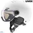 画像1: ご予約商品 ウベックス 調光 スキー バイザーヘルメット ホワイトマット UVEX  wanted visor pro V (1)