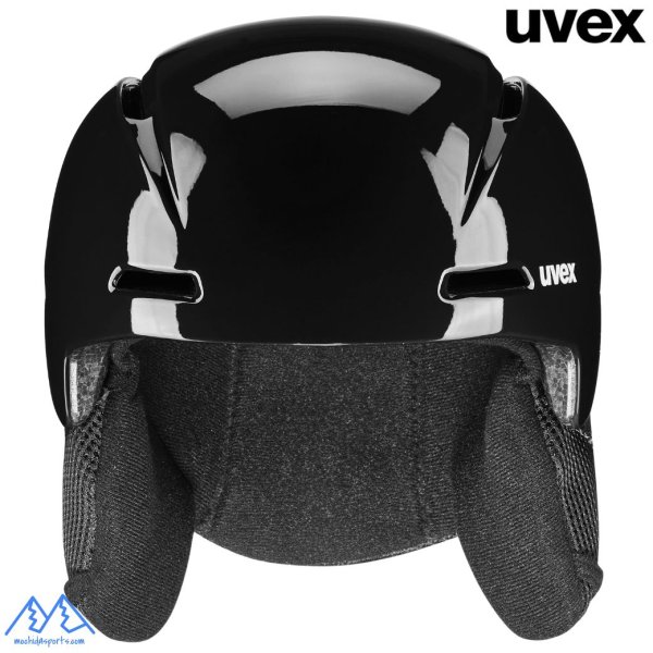 画像2: ウベックス ジュニア スキーヘルメット ブラックシャイニー uvex viti pure (2)