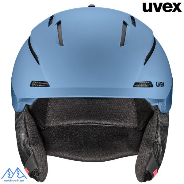 画像2: ウベックス スキーヘルメット ストーンブルー グラデブラックマット uvex gravitate (2)