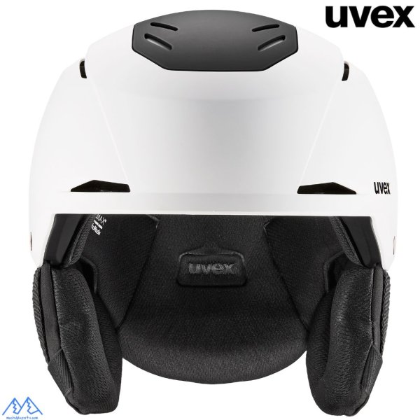 画像2: ウベックス スキーヘルメット ミップス ホワイト ブラックマット uvex resolution MIPS (2)