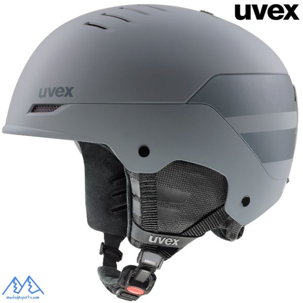 画像1: ご予約商品 ウベックス スキーヘルメット グレー ライノーマット uvex wanted (1)