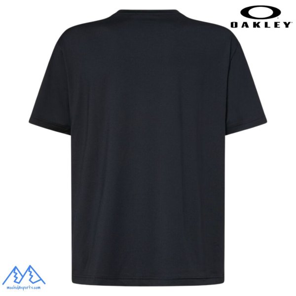 画像2: オークリー Tシャツ ブラック 吸汗速乾 高機能 伸縮素材 OAKLEY Enhance QD SS TEE ICON EVO 4.7 BLACKOUT (2)