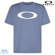 画像1: オークリー Tシャツ ブルー 吸汗速乾 高機能 伸縮素材 OAKLEY Enhance QD SS TEE ICON EVO 4.7 BLUE TAR (1)