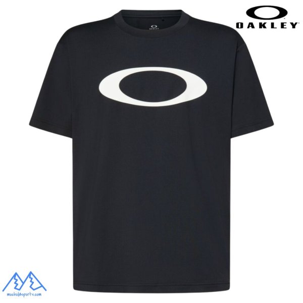 画像1: オークリー Tシャツ ブラック 吸汗速乾 高機能 伸縮素材 OAKLEY Enhance QD SS TEE ICON EVO 4.7 BLACKOUT (1)