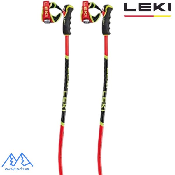 画像1: ご予約商品 レキ GS レーシングポール ワールドカップ ブライト レッド LEKI WCR TBS GS 3D (1)