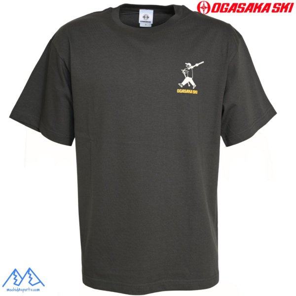 画像2: オガサカチーム ファイン コットン Tシャツ スミ OGASAKA TEAM FINE COTTON T SHIRT (2)