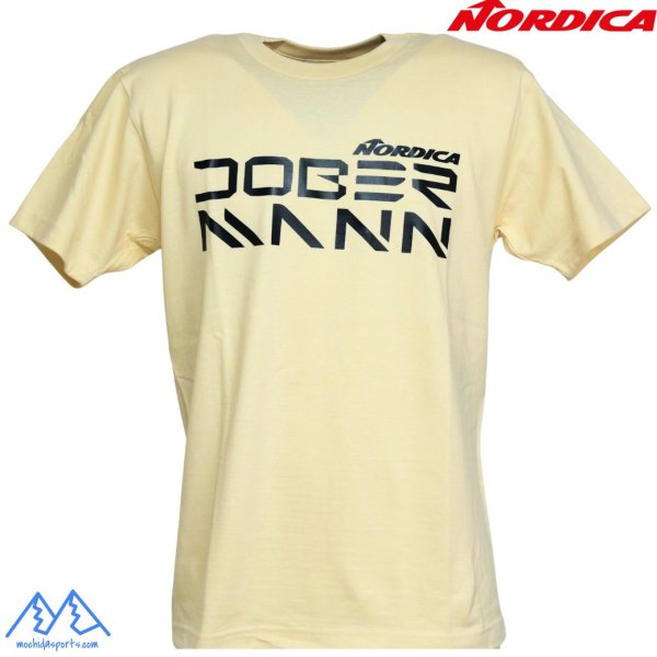 画像1: ノルディカ ドーベルマン Tシャツ バニラ NORDICA DOBERMANN  T-SHIRT VANILLA (1)