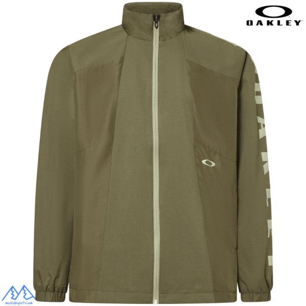 画像1: オークリー ウィンドブレーカー 撥水 防風 ウィンドウォーム ジャケット カーキ  OAKLEY Enhance Wind Warm Jacket 14.7 RAVEN (1)