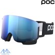 画像1: ご予約商品 ポック スキーゴーグル ネクサル ワイドフィット ブラック ブルー POC NEXAL WF JAPAN FIT Uranium Black Partly Sunny Blue (1)