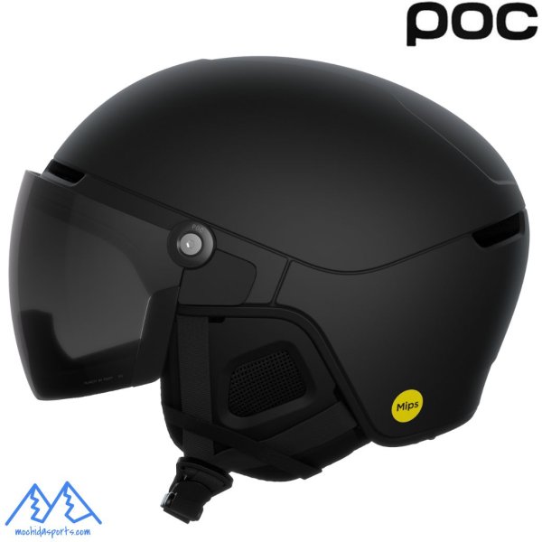 画像1: ご予約商品 ポック スキー バイザーヘルメット オベックス バイザー ブラック POC OBEX VISOR BLACK MATT UNIUNI/GREY (1)