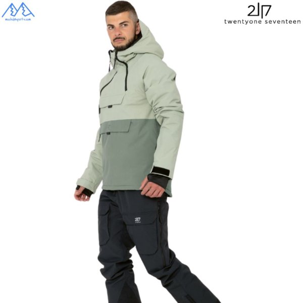 画像6: 2117 of sweden スキーウエア グリーン ブラック  LIGHT PADDED SKIWEAR NELKERIM  PISTAGE KRASSE BLACK (6)