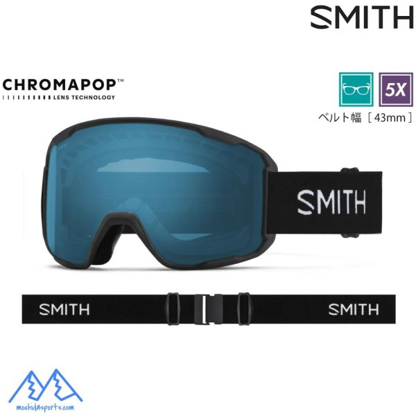 画像1: ご予約商品 スミス スノーゴーグル プレビュー SMITH Preview Black CP Everyday Blue Mirror (1)