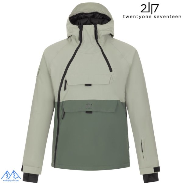 画像2: 2117 of sweden スキーウエア グリーン ブラック  LIGHT PADDED SKIWEAR NELKERIM  PISTAGE KRASSE BLACK (2)