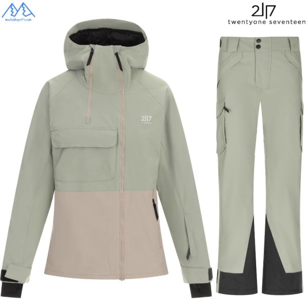 画像1: ご予約商品 2117 of sweden レディース スキーウエア LIGHT PADDED SKIWEAR KRASSE  WOMEN PISTAGE (1)