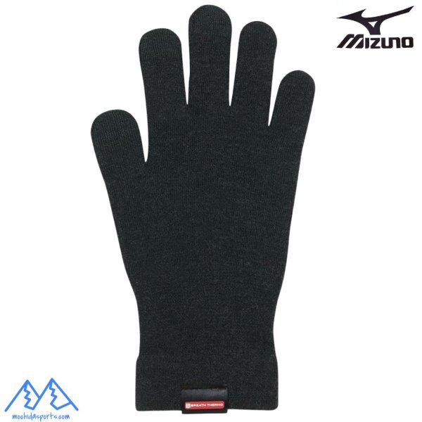 画像1: ご予約商品　ミズノ スキー タッチパネル対応 ブレスサーモ スキーグローブ インナーグローブ  MIZUNO  (1)
