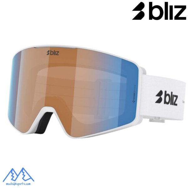 画像1: ご予約商品 ブリス ゴーグル BLIZ G001 MATTEWHITE ORANGE &BLUE MULTI マットホワイト ハイコントラストレンズ (1)