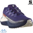 画像3: ご予約商品 サロモン グラベル トレイル ランニング シューズ SALOMON DRX DEFY GRVL Astral Aura / Maritime Blue / Vanilla Ice (3)