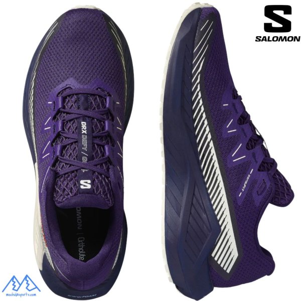 画像4: サロモン グラベル トレイル ランニング シューズ SALOMON DRX DEFY GRVL Astral Aura / Maritime Blue / Vanilla Ice (4)